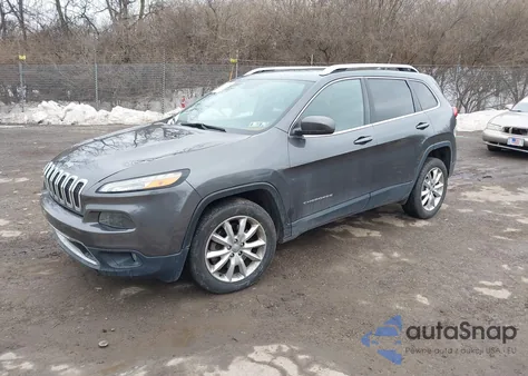 2015 Jeep Cherokee Limited from USA, damaged, VIN 1C4PJLDS7FW738103